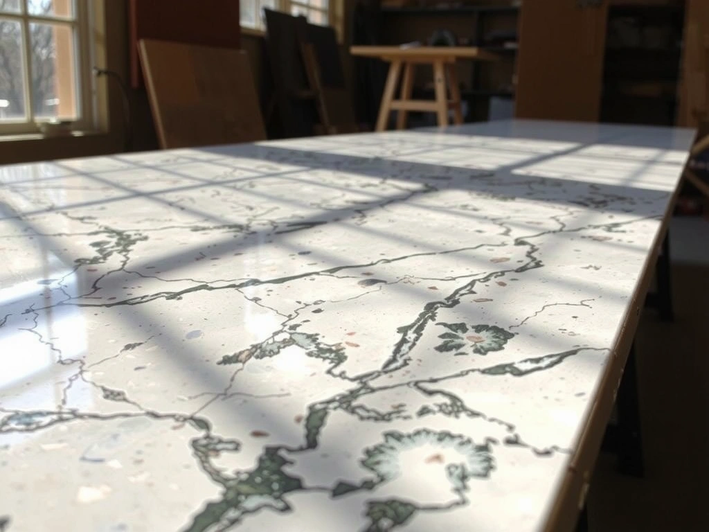 Échantillon brut de granit avec détails cristallins