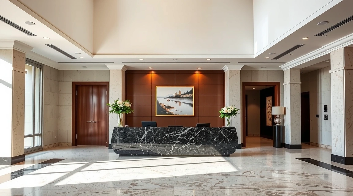 Hall d'entrée hôtel
